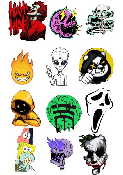 Popüler Telefon Laptop Notebook Tablet Defter Matara Stiker Etiket ST7020