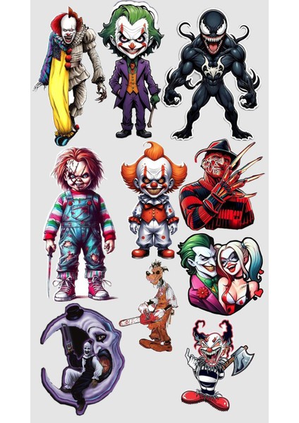 Joker Telefon Laptop Notebook Tablet Defter Matara Stiker Etiket ST7111