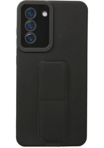 Ieg Samsung Galaxy S21 Fe Kılıf Mega Standlı Silikon - Siyah