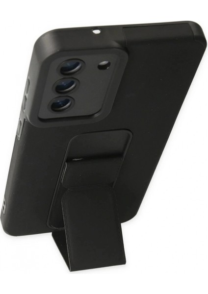 Ieg Samsung Galaxy S21 Fe Kılıf Mega Standlı Silikon - Siyah modelleri