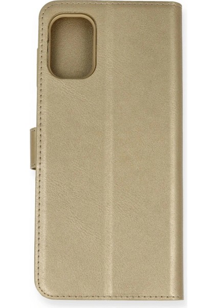 Ieg Samsung Galaxy M51 Trend S Plus Kapaklı Kılıf - Gold modelleri