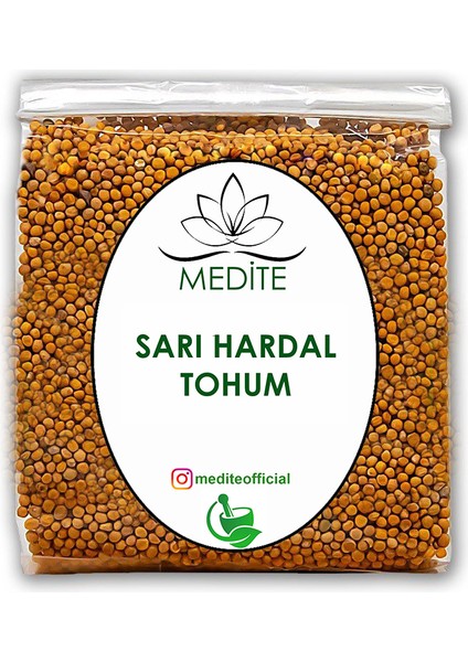 Doğal Sarıhardal Tohumu (Brassica Alba) Yeni Hasat 150GR