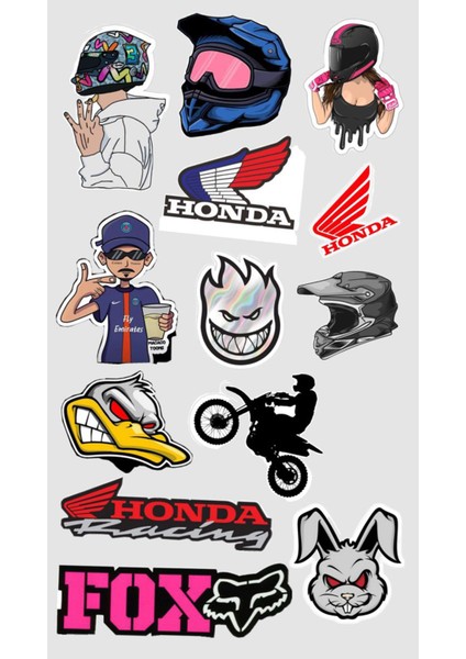 Motosiklet Telefon Laptop Notebook Tablet Defter Matara Stiker Etiket ST7047