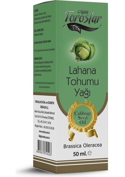 Lahana Tohumu Yağı 50ML