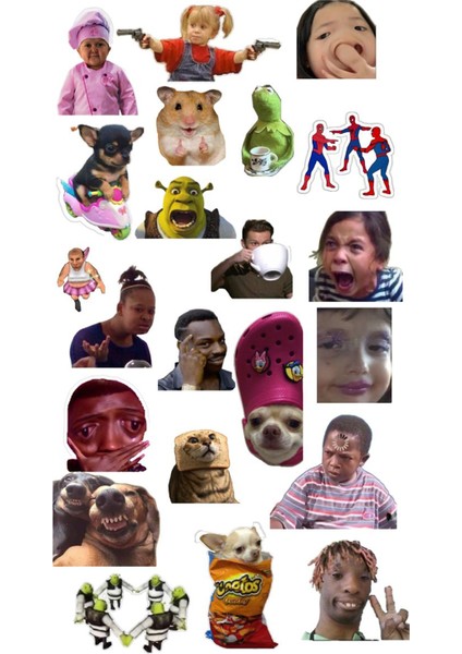 Komik Telefon Laptop Notebook Tablet Defter Matara Stiker Etiket ST7122