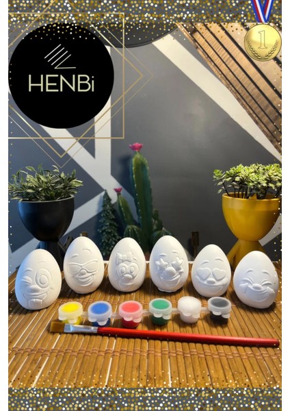 Yumurta Boyama Taş Boyama Seti Paskalya Yumurtası Egg Coloring Taş Boyama Çocuk El Becerisi Gelişimi