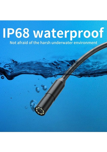 Bfs Endoskop Yılan Video Kamera Ios Uyumlu Led’li 10 Metre 7 mm Sert Kablo 2mp Full Hd fiyatları