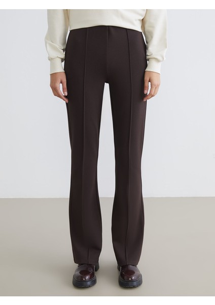 Yeni Sezon Yüksek Bel Ispanyol Paça Kadın Pantolon fiyatları