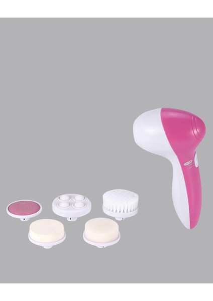 Bfs 5’i 1 Arada Yüz Temizleme Cihazı – Masaj, Fırça, Peeling ve Krem Uygulama Aparatlı indirimleri