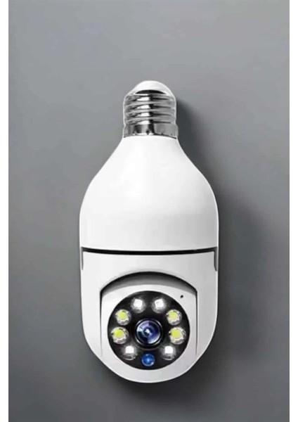 Bfs Ampul Görünümlü Güvenlik Kamerası Duylu Wifi Kamerası Dönebilen modelleri