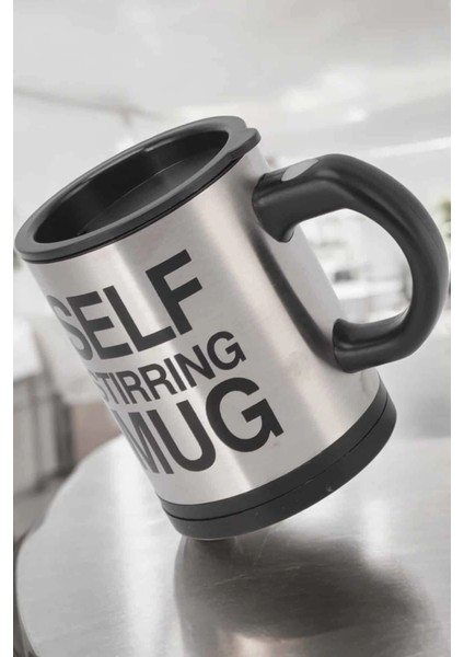 Bfs Mikser Kupa Yazılı Mug Bardak Karıştırma Özelliği fırsatları