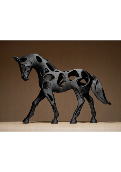 Içi Boş At Heykeli | Modern Dekoratif At Figürü | Ev ve Ofis Masa Üstü Süs | 15CM fiyatları