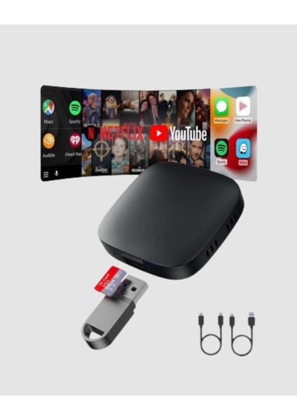 Bfs Android Auto Kablosuz Adaptör Bluetooth 5.0 ve 5.8ghz Wifi Destekli fırsatları