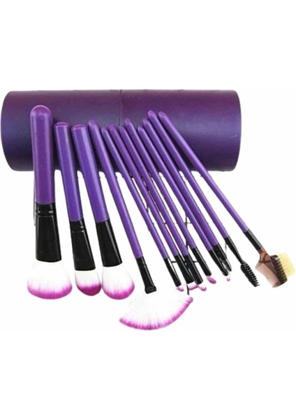 Bfs 12 Parça Makyaj Fırçası Yumuşak Kıllı Profesyonel Fırça Seti Yüksek Kaliteli Pürüzsüz fırsatları