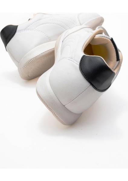 Virto Premium Beyaz Bağcıklı Kadın Spor Ayakkabı