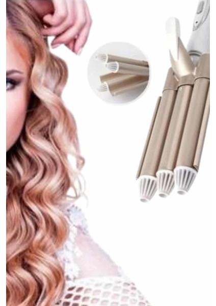 Bfs Saç Şekillendirici Wag Maşa Üçlü Yüksek Isı Ayarlı Seramik Kaplama fırsatları