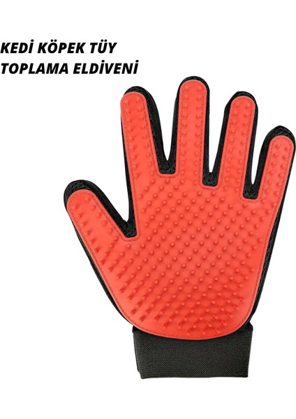 Bfs Kedi ve Köpek Tüy Toplama Masaj Eldiveni