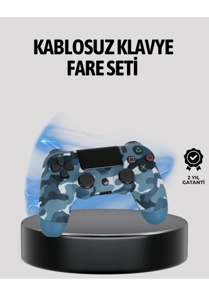 Bfs Kablosuz Ps4 Controller Çift Motorlu Dayanıklı Gamepad