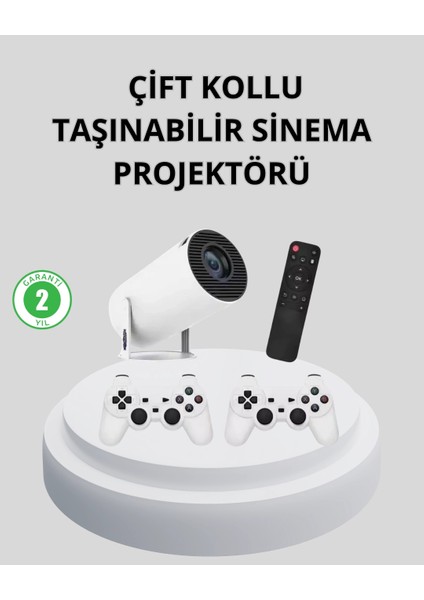 Bfs Wi-Fi 6 ve Bluetooth 5.0 Destekli 4K Akıllı Projeksiyon Cihazı