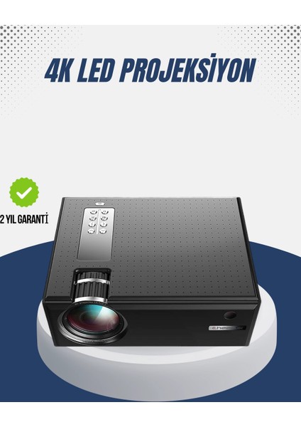 Bfs Full Hd Projeksiyon – Hdmı/usb Girişli, Kumandalı, Eğitim ve Sunum Için Ideal