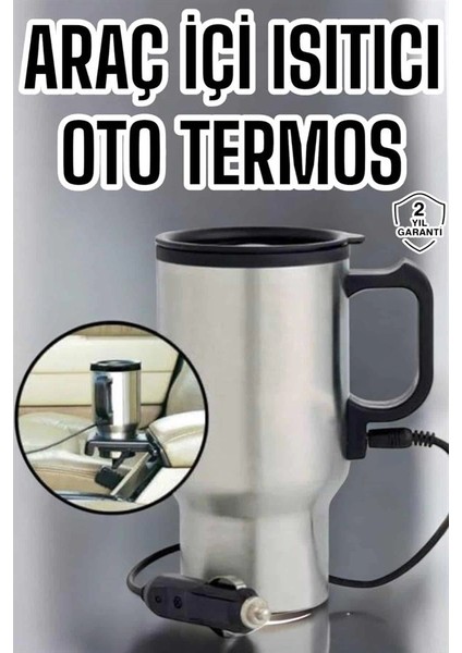 Bfs Araç Içi Çelik Su Isıtıcı Termos Bardak Çakmak Girişli Kupa Görünümlü fiyatları