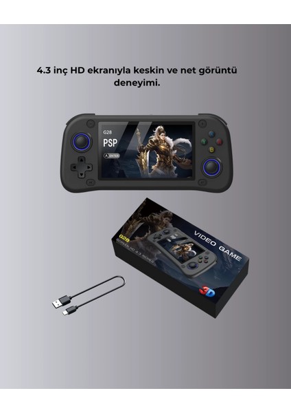 Bfs 4.3” Hd Ekranlı El Konsolu 64GB Hafıza Kartı ve 10000 Yüklü Oyun indirimleri