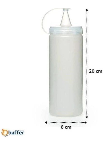 Şeffaf Kapaklı Sızdırmaz Yağlık Sosluk Şişesi Plastik Yağdanlık 400 ml AP-9028 fırsatları