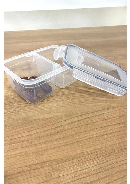 2 Bölmeli 0,45+0,45 Litre Kilitli Kapaklı Erzak Saklama Kabı LC-524 indirimleri