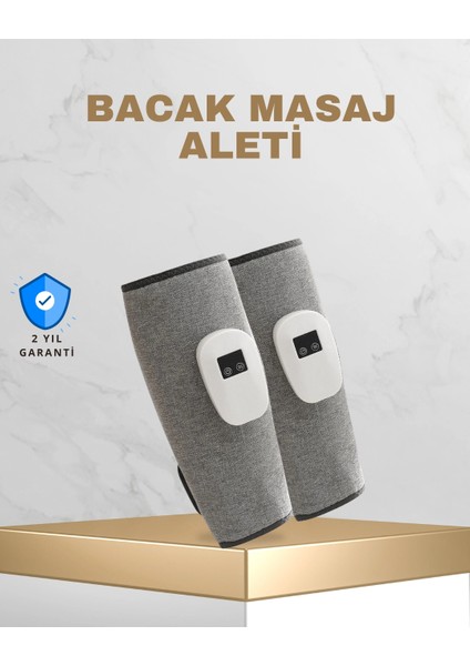 Bfs Taşınabilir Şarjlı Baldır Masaj Aleti – 3 Kademeli Isı ve Basınç Ayarı, Titreşim Fonksiyonlu