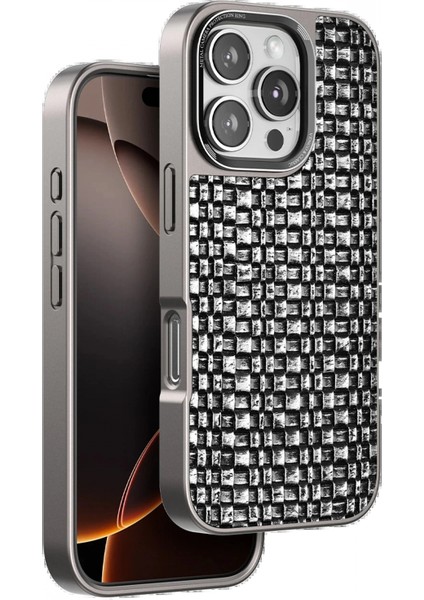 iPhone 16 Pro Max Brand Kapak - Gümüş