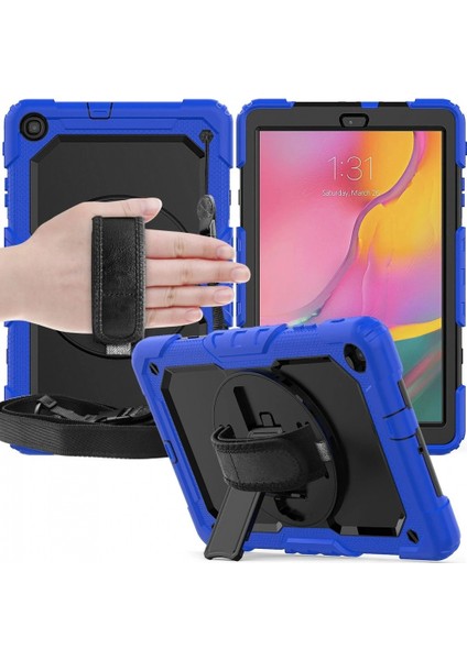 Ieg Samsung Galaxy T510 Tab A 10.1 Kılıf Pars Tablet Kapak - Mavi fırsatları