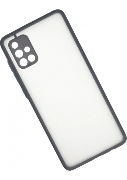 Samsung Galaxy A71 Kılıf Montreal Silikon Kapak - Gri fiyatları