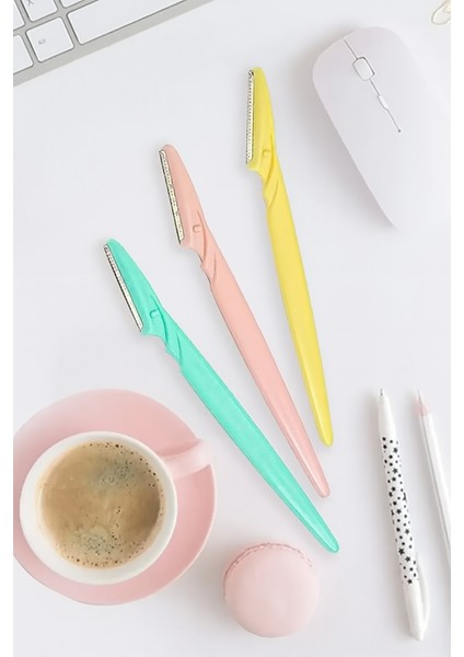 3'lü Yüz Jilet ve Kaş Usturası, Kadın Epilasyon, Bıyık Alma Düzeltici Ustura Set (10 Paket, 30 Adet) indirimleri