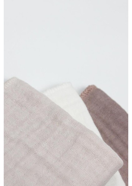 Bistyle 6'lı Müslin Mendil 20x20 cm 90106 Taş Ekru Antrasit fiyatları