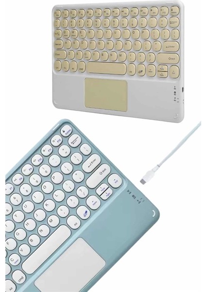 Bfs Bluetooth Touchpad Klavye Ultra Ince Taşınabilir Q Klavye modelleri