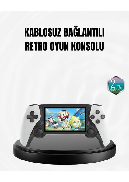 Bfs 4.3 Inç Ekranlı Retro Oyun Konsolu – 64 GB Hafızalı, Şarjlı ve Multimedya Destekli