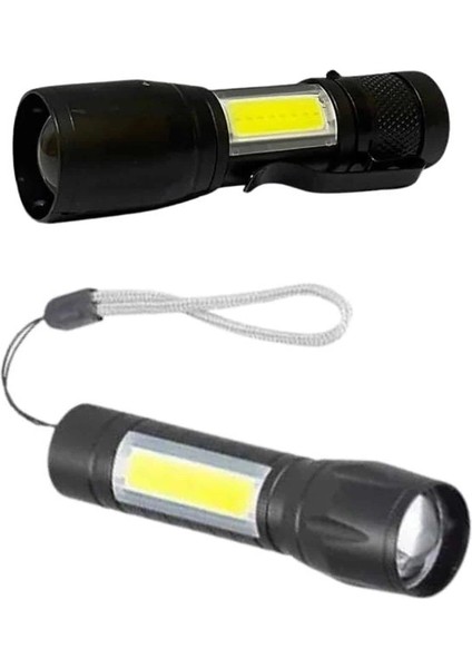 Bfs Uzun Menzilli Şarjlı El Feneri Uzun Ömürlü LED Işık Lamba