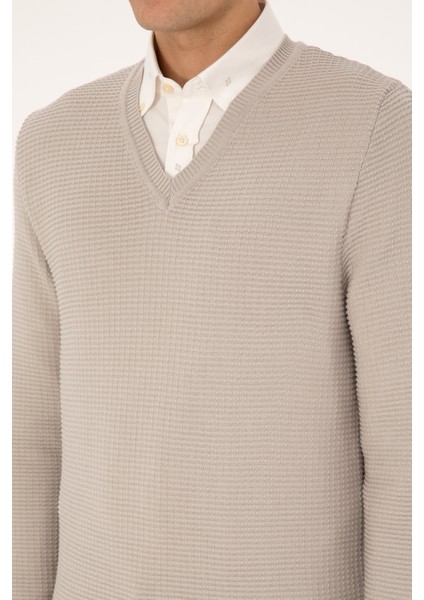 Erkek Taş Kazak /triko 50315028-VR049