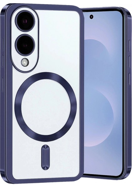 Ieg Samsung Galaxy S25 Edge Kross Magneticsafe Kapak - Lacivert