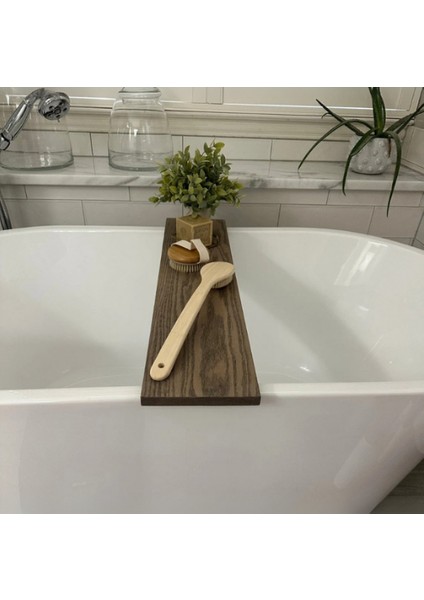 Zenora Ahşap Küvet Üstü Sehpası – Ceviz Renk Banyo Keyfi Tepsisi fiyatları