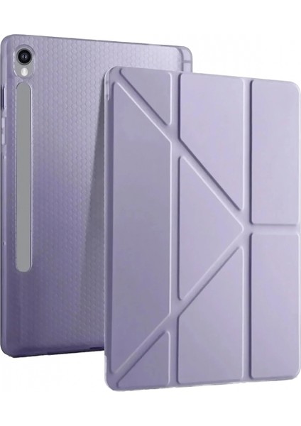 Ieg Samsung Galaxy Tab S10 Fe Plus 13.1 Kalemlikli Mars Tablet Kılıfı - Açık Mor