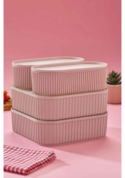 “8 Parça Saklama Kabı Seti – Sızdırmaz Kapaklı, Buzdolabı Düzenleyici, Mikrodalga Uyumlu Yemek Saklama Kapları” indirimleri