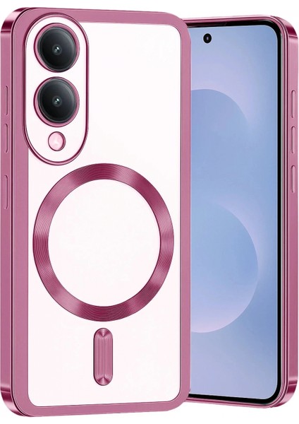 Ieg Samsung Galaxy S25 Edge Kross Magneticsafe Kapak - Rose