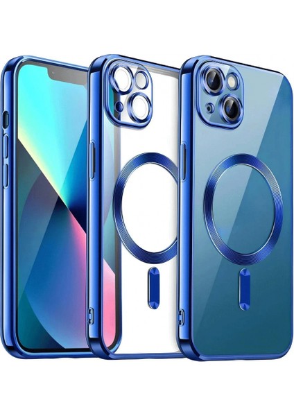 Ieg iPhone 13 Kılıf Kross Magneticsafe Kapak - Lacivert