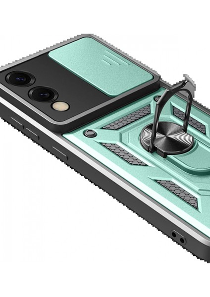 Ieg Samsung Galaxy S25 Edge Pars Lens Yüzüklü Silikon - Yeşil fırsatları