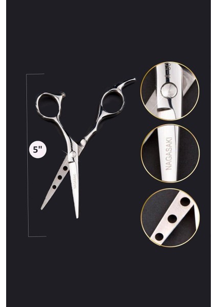 profesyonel Kullanım- Kuaför Saç Kesim Makası 5" Numara 23