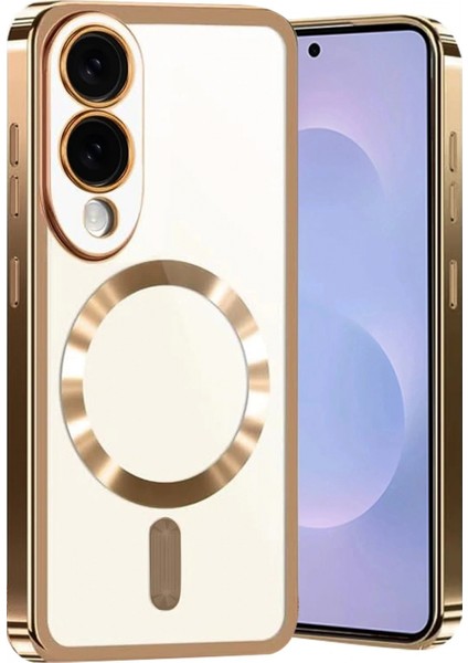 Ieg Samsung Galaxy S25 Edge Kross Magneticsafe Kapak - Çöl Titanyum