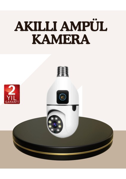 Bfs Iki Yönlü Sesli Wifi Kamera – Ampul Tipi Ev ve Ofis Güvenlik Kamerası