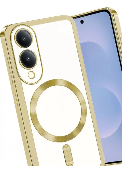 Ieg Samsung Galaxy S25 Edge Kross Magneticsafe Kapak - Gold modelleri