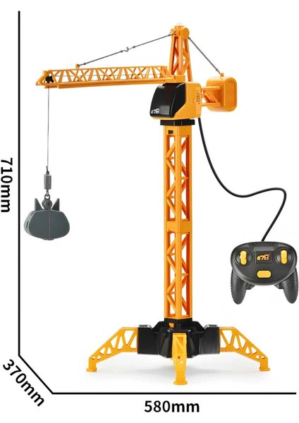 678 Kablo Kumandalı 71 cm Pilli Kule Vinç fiyatları